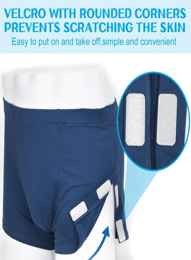 EXCLEN Mens Easy Adaptive Underwear Boxer with Magic Stick Closure, Pack of 2 (S) - Image 5